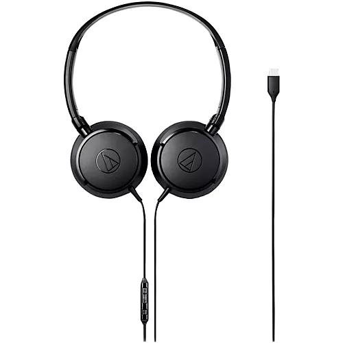 Audio-Technica ATH-S120C USB-C On-Ear Headphones Black