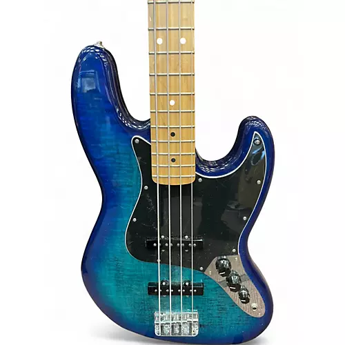 Used Fender Player Jazz Bass Blue Burst Electric Bass Guitar Blue Burst