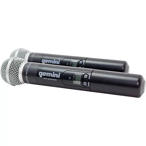 Gemini UHF-6200M UHF Dual Handheld System, 512-537.5mHz