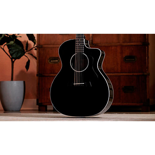 Taylor 214ce Special-Edition Grand Auditorium Acoustic-Electric Guitar Trans Grey