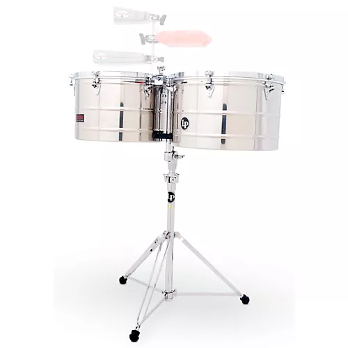 LP LP1516-S Prestige Stainless-Steel Thunder Timbales 15 and 16 in.