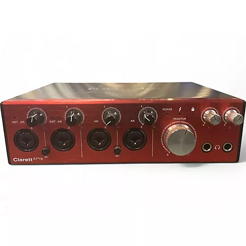 Used Focusrite Clarett 4Pre Audio Interface