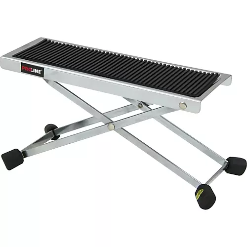 Proline Deluxe Guitar Footstool Chrome