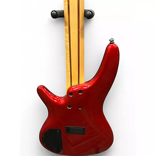 Used 2011 Ibanez SR305 5 String red Electric Bass Guitar red