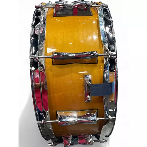 Used Yamaha 4.5X14 Stage Custom Snare Yellow Drum Yellow 5