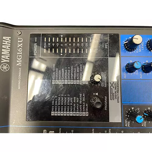 Used Yamaha MG16XU Unpowered Mixer