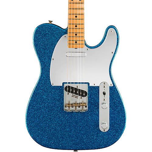 Fender J Mascis Telecaster Maple Fingerboard Electric Guitar Sparkle Blue