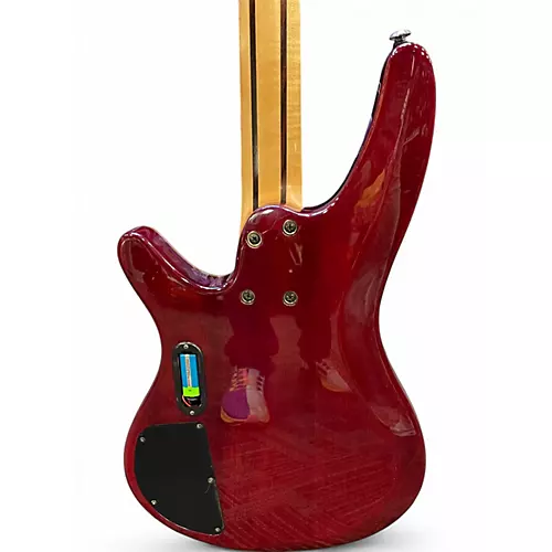 Used Ibanez SRA500 Red Electric Bass Guitar Red