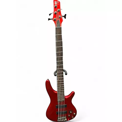 Used 2011 Ibanez SR305 5 String red Electric Bass Guitar red