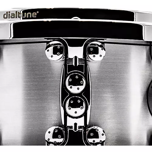 dialtune Spun Aluminum Snare Drum 14 x 6.5 in. Raw