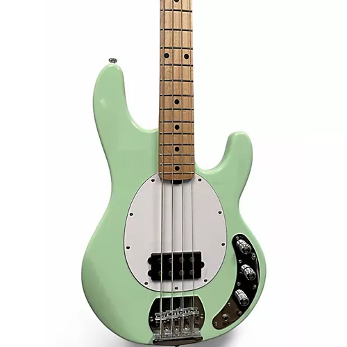 Used Sterling by Music Man Ray4 Mint Green Electric Bass Guitar Mint Green