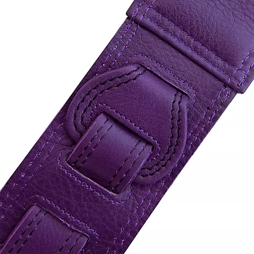 RICHTER Springbreak I Nappa Guitar Strap Black/Violet 2.75 in.