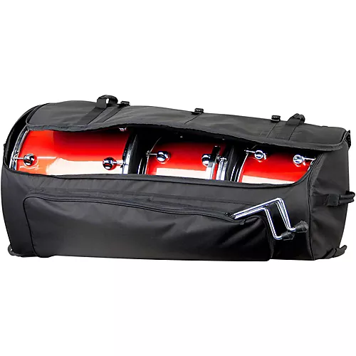 Protec Multi-Tom Bag With Wheels Black