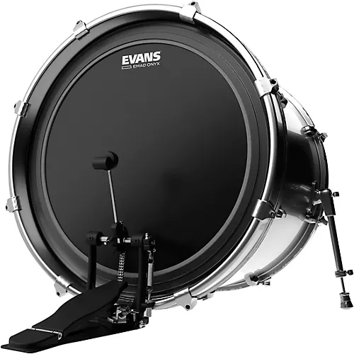 EVANS EMAD Onyx Bass Drum Head 24 in.