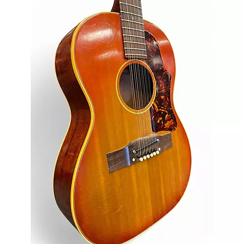 Vintage 1964 Gibson B2512 Sunburst 12 String Acoustic Guitar Sunburst