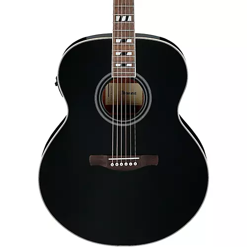 Ibanez AJ70M1E Jumbo Acoustic-Electric Guitar Black