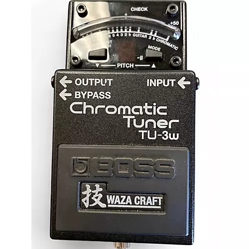 Used BOSS TU3W Waza Craft Chromatic Tuner Pedal