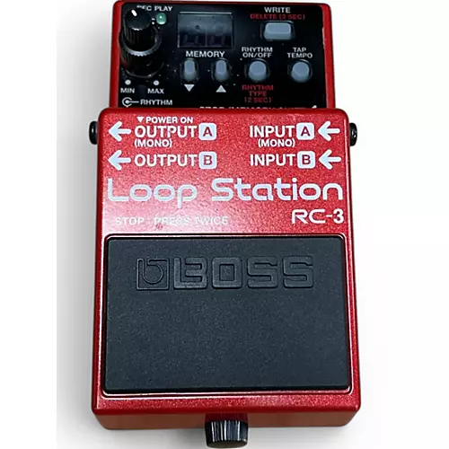 Used BOSS RC3 Loop Station Pedal