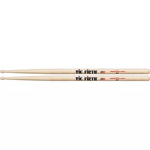 Vic Firth American Jazz Hickory Drum Sticks Wood J1