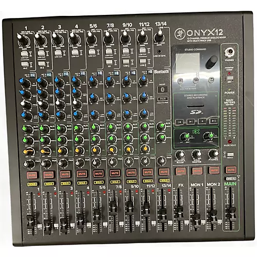 Used Mackie ONYX12 Unpowered Mixer