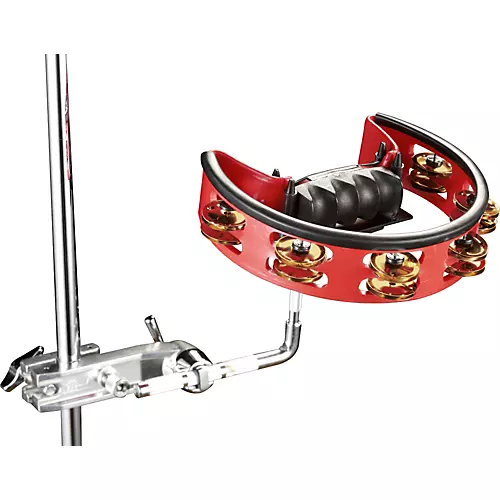 Pearl Ultra-Grip Brass Tambourine Red