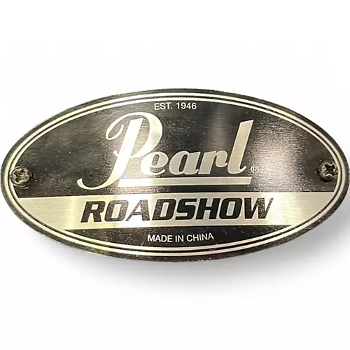 Used Pearl 5.5X14 ROADSHOW Black and Silver Drum Black and Silver 10
