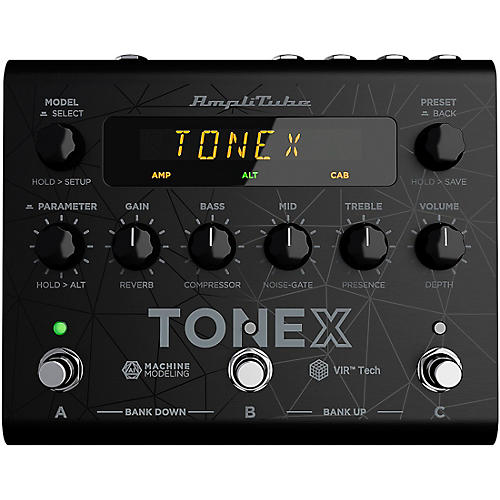 IK Multimedia TONEX Modeling Amp & Distortion Effects Pedal Black