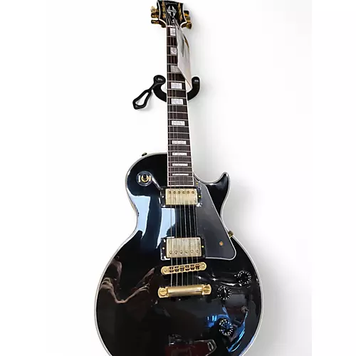 Used 2013 Gibson Les Paul Custom Ebony Solid Body Electric Guitar Ebony