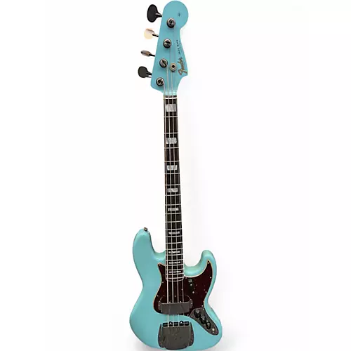 Used Fender 76 JAZZ BASS CUSTOM SHOP Daphne Blue Electric Bass Guitar Daphne Blue