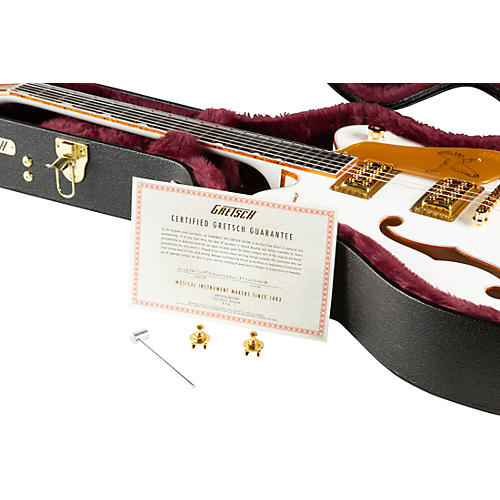 Gretsch Guitars G6636T Players Edition Falcon Center Block Bigsby Semi-Hollow Electric Guitar White