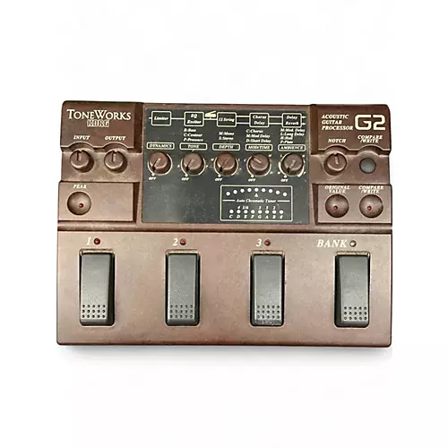 Used KORG TONEWORKS G2 Pedal Board