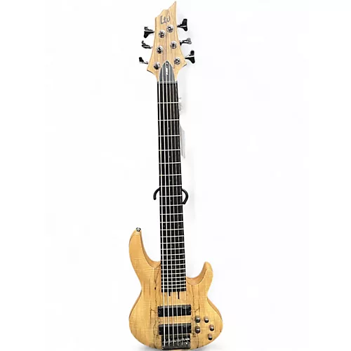 Used Ltd B206 Natural Electric Bass Guitar Natural