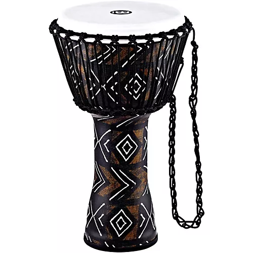 MEINL Travel Series Djembe with Synthetic Head in Kanga Sarong Finish 10 in.