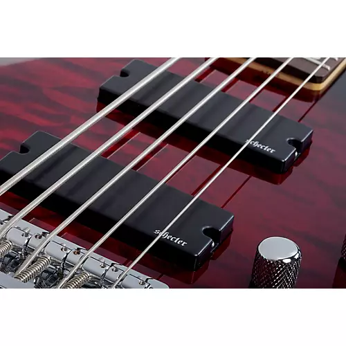 Schecter Guitar Research C-5 Plus Electric Bass See-Thru Cherry Burst