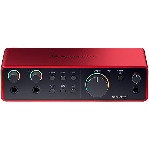 Focusrite Scarlett 2i2 USB-C Audio Interface Gen 4