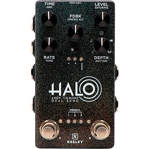 Keeley HALO Andy Timmons Dual Echo Signature Effects Pedal Cosmos