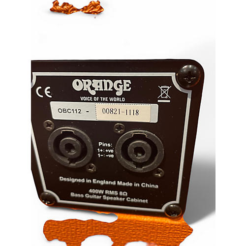 Used Orange Amplifiers OBC112 1X12 Bass Cabinet