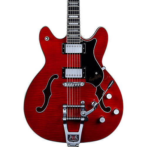 Hagstrom Tremar Viking Deluxe Electric Guitar Transparent Wild Cherry