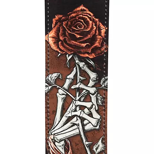 D'Addario Alchemy Leather Guitar Strap, Cryptorosa Multi-Colored 2.5 in.