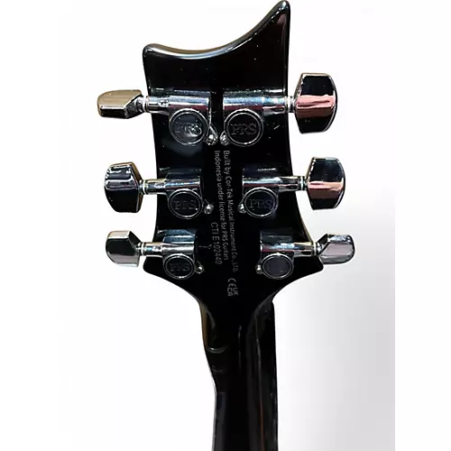 Used PRS SE Custom 24 Black Gold Solid Body Electric Guitar Black Gold