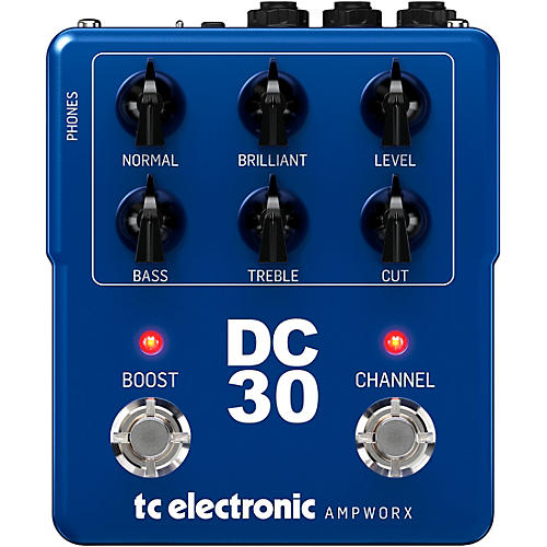 TC Electronic Ampworx DC30 Preamp Pedal Blue