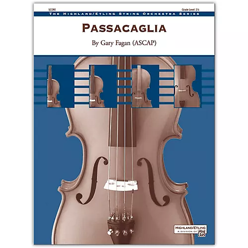 Alfred Passacaglia Conductor Score 2.5