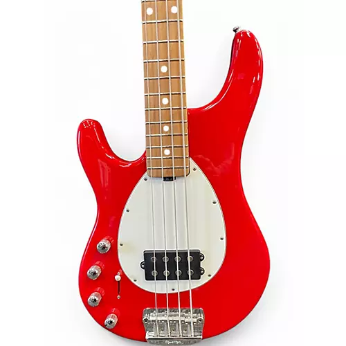 Used 2020 Ernie Ball Music Man 4h RED Electric Bass Guitar RED