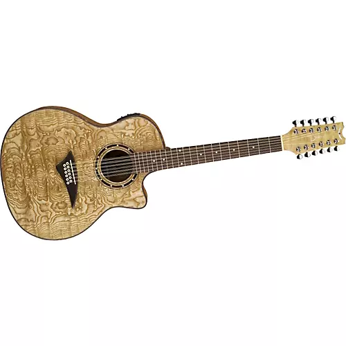 Dean Exotica Quilted Ash 12-String Acoustic-Electric Guitar Gloss Natural