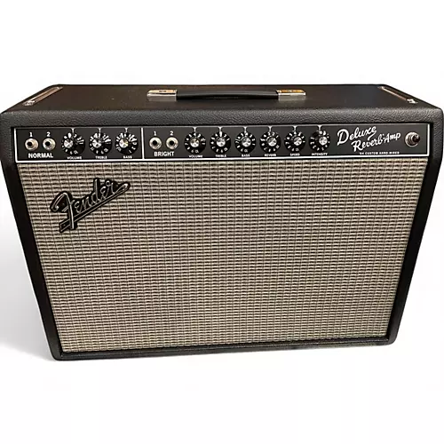 Used Fender 64 Custom Deluxe Reverb Tube Guitar Combo Amp
