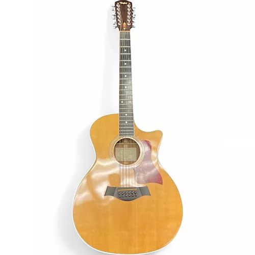 Used Taylor 454CE 12 STRING Natural 12 String Acoustic Guitar Natural