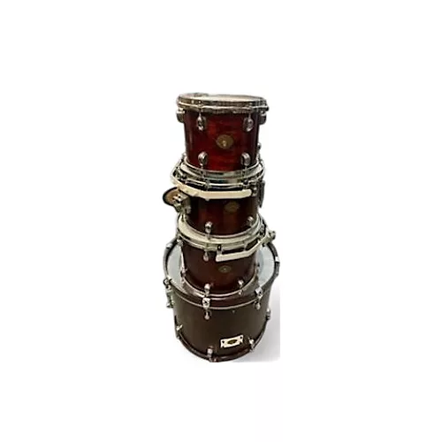 Used TAMA 4 piece Starclassic Crimson Red Burst Drum Kit Crimson Red Burst