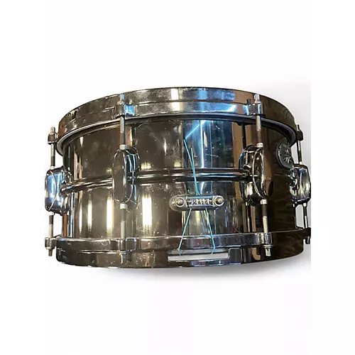 Used TAMA 14in METALWORKS SNARE Black Chrome Drum Black Chrome 33