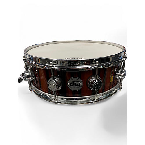 Used DW 14X5 Collector's Series Exotic Snare Ebony Drum Ebony 210