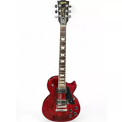 Used Gibson Les Paul Studio Cherry Solid Body Electric Guitar Cherry